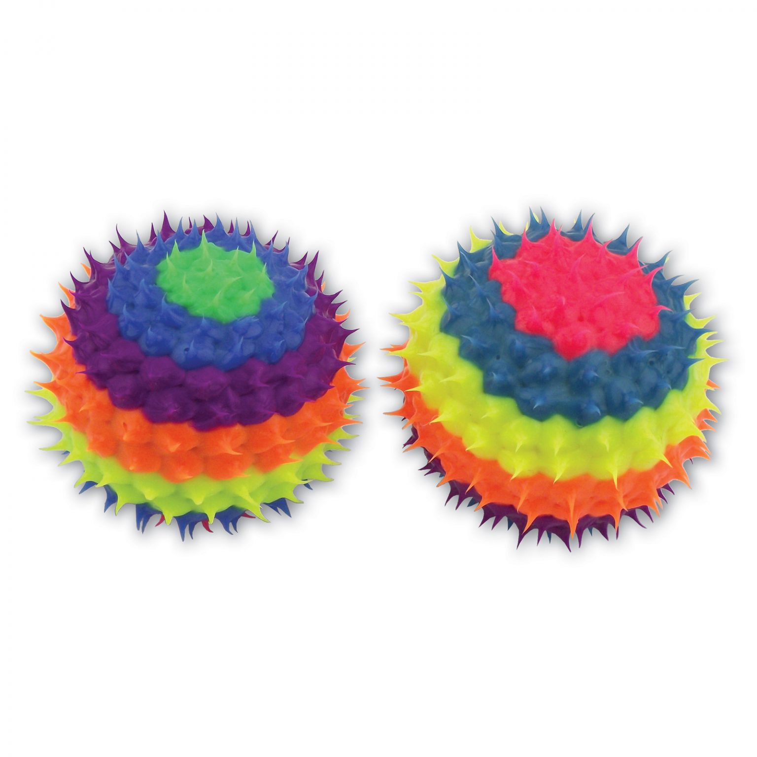 Light Up Rainbow Spikey Ball Ark Toys
